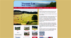 Desktop Screenshot of normanleerealestate.com